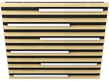 Eglo Marreira 6-Light Natural Black Flush Mount EGL39898A
