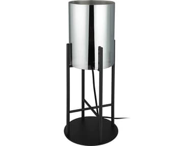 Eglo Glastonbury Black Metallic Smoked Glass Table Lamp EGL43144A