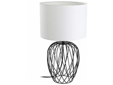 Eglo Nimlet Black White Fabric Table Lamp EGL43652A