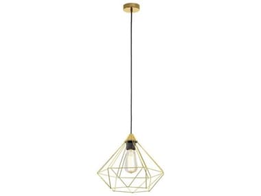 Eglo Tarbes 1-Light Brushed Brass Pendant EGL43679A