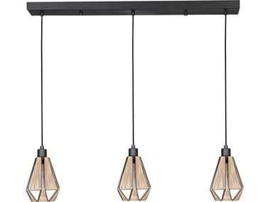 Eglo Adwickle 3-Light Black Island Pendant EGL43777A