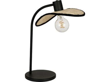 Eglo Marywell Black Natural Bamboo Wood Table Lamp EGL44046A