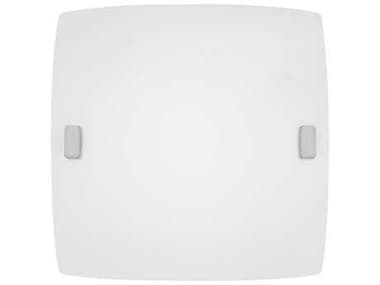 Eglo Borgo 1-Light Matte Nickel White Flush Mount EGL83241A