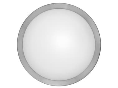 Eglo Arezzo 1-Light Matte Nickel Round Flush Mount EGL87329A