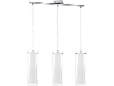 Eglo Pinto 3-Light Chrome Cylinder Island Pendant EGL89833A