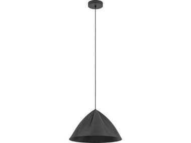 Eglo Podere 1-Light Structured Black Pendant EGL900835A