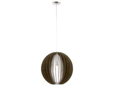 Eglo Cossano 1-Light Matte Nickel Globe Pendant EGL94636A