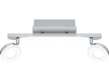Eglo Cardillio 2-Light Brushed Aluminum Chrome Track & Rail Light EGL95997A