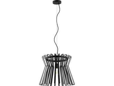 Eglo Locubin 1-Light Black Pendant EGL98077A
