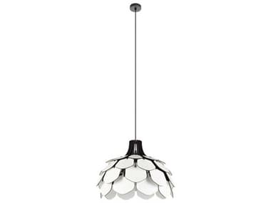 Eglo Morales 1-Light White Geometric Pendant EGL98316A