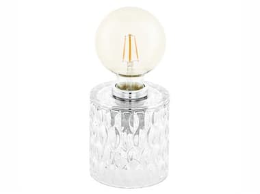 Eglo Cercamar Chrome Clear Table Lamp EGL99084A