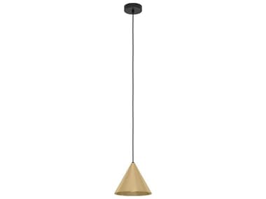 Eglo Narices 1-Light Structured Black Brass Mini Pendant EGL99591A