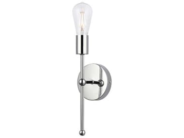 Elegant Lighting Keely 1-Light Chrome Wall Sconce EGLD2356C