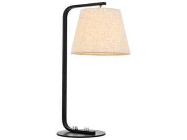 Elegant Lighting Tomlinson Black And White Desk Lamp EGLD2367BK
