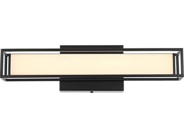Elegant Lighting Aden 1-Light Black Vanity Light EGLD301W16BK