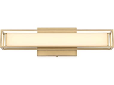 Elegant Lighting Aden 1-Light Satin Gold Vanity Light EGLD301W16SG