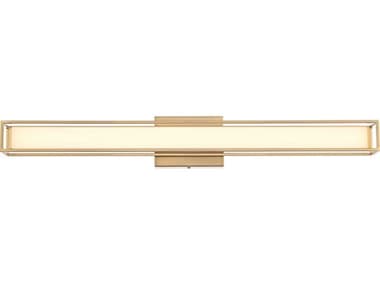 Elegant Lighting Aden 1-Light Satin Gold Vanity Light EGLD301W31SG
