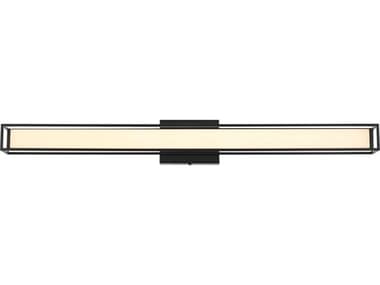 Elegant Lighting Aden 1-Light Black Vanity Light EGLD301W36BK