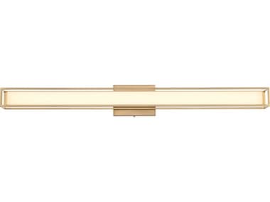 Elegant Lighting Aden 1-Light Satin Gold Vanity Light EGLD301W36SG