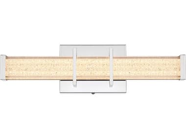 Elegant Lighting Ivaan 1-Light Chrome Vanity Light EGLD302W16C