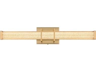 Elegant Lighting Ivaan 1-Light Satin Gold Vanity Light EGLD302W24SG