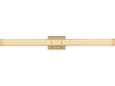 Elegant Lighting Ivaan 1-Light Satin Gold Vanity Light EGLD302W36SG