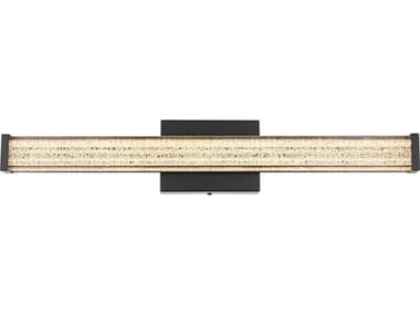 Elegant Lighting Jaxx 1-Light Black Vanity Light EGLD303W24BK