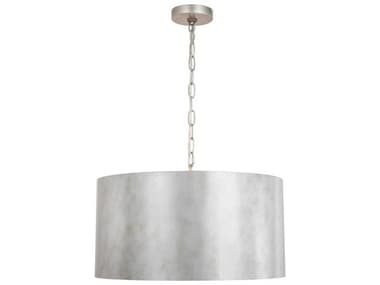 Elegant Lighting Miro 3-Light Vintage Silver Drum Pendant EGLD6015D20S