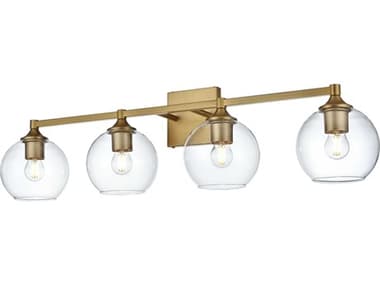 Elegant Lighting Eero 4-Light Satin Gold Vanity Light EGLD7308W33SG