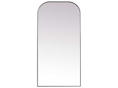 Elegant Lighting Blaire Silver 35''W x 72''H Arch Floor Mirror EGMR1FL3572SIL