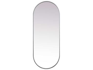 Elegant Lighting Asha Oval Wall Mirror EGMR2A2460SIL