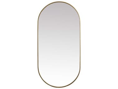 Elegant Lighting Asha Oval Wall Mirror EGMR2A3060BRS