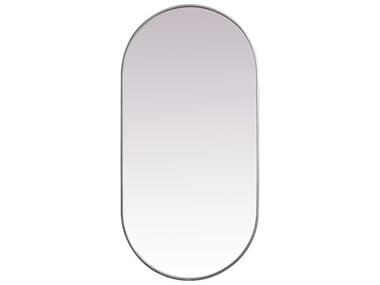 Elegant Lighting Asha Oval Wall Mirror EGMR2A3060SIL