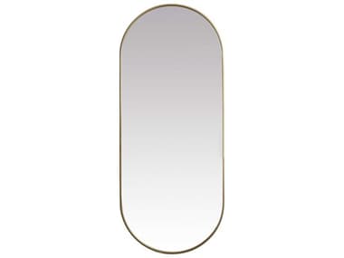 Elegant Lighting Asha Oval Wall Mirror EGMR2A3072BRS