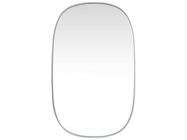 Elegant Lighting Brynn Oval Wall Mirror EGMR2B3048SIL