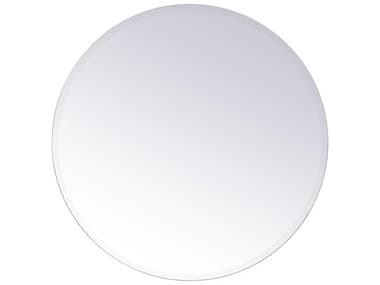Elegant Lighting Metropolitan Clear 32'' Round Wall Mirror EGMR4019