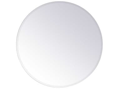 Elegant Lighting Gracin Clear 36'' Round Wall Mirror EGMR401936