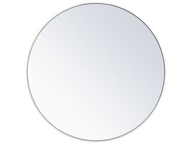 Elegant Lighting Eternity White 42'' Round Wall Mirror EGMR4044WH