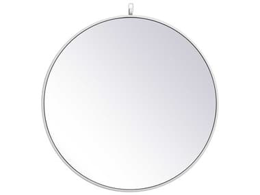 Elegant Lighting Eternity White 28'' Round Wall Mirror EGMR4054WH
