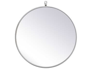 Elegant Lighting Eternity Silver 21'' Round Wall Mirror EGMR4721S