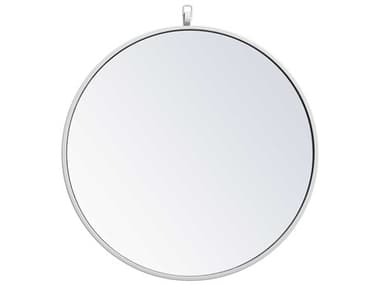 Elegant Lighting Eternity White 21'' Round Wall Mirror EGMR4721WH