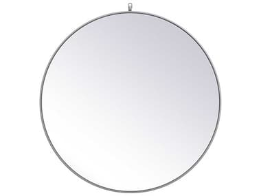 Elegant Lighting Eternity Grey 39'' Round Wall Mirror EGMR4739GR