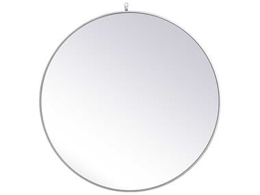 Elegant Lighting Eternity Silver 39'' Round Wall Mirror EGMR4739S