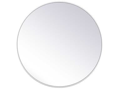 Elegant Lighting Eternity White 39'' Round Wall Mirror EGMR4839WH