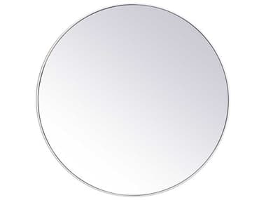 Elegant Lighting Eternity White 45'' Round Wall Mirror EGMR4845WH