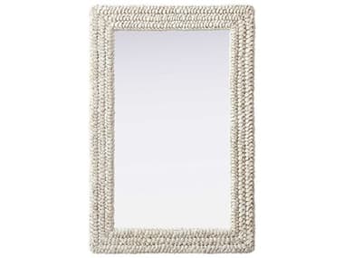 Elegant Lighting Marlowe Linen White Rectangular Wall Mirror EGMR4A2436LN