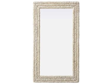 Elegant Lighting Marlowe Linen White Rectangular Wall Mirror EGMR4A2442LN