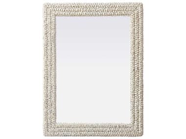 Elegant Lighting Marlowe Linen White Rectangular Wall Mirror EGMR4A2736LN