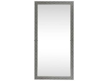 Elegant Lighting Oullette Chevron 72''W x 36''H Rectangular Wall Mirror EGMR53672