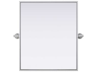 Elegant Lighting Amoura Silver Rectangular Wall Mirror EGMR6H2024SIL